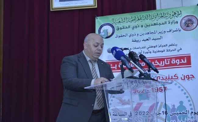 ربيقة يؤكد أن “مواقف” الرئيس جون كينيدي تجاه القضية الجزائرية تبقى “خالدة” في ذاكرة الشعب…