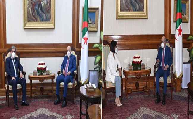 استقبال تبون لزرواطي وبن بعيبش