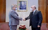 استقبال الوزير الأول بن عبد الرحمان للسفير الروسي بالجزائر