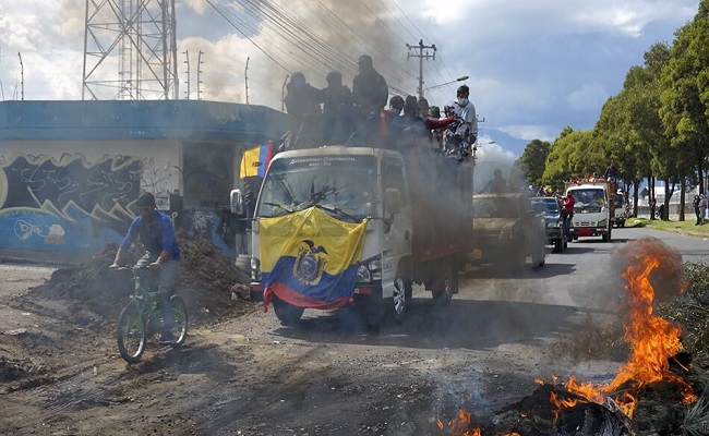 استمرار الاحتجاجات في الإكوادور