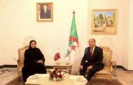 بلحاج يستقبل رئيسة اللجنة الوطنية لحقوق الإنسان القطرية