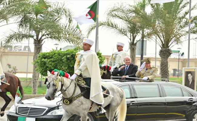 إشراف تبون على انطلاق الاستعراض العسكري المخلد لستينية الاستقلال