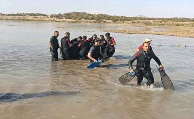 انتشال جثت 3 أطفال و البحث جاري عن الرابع غرقوا في سد واد ملاق بسوق اهراس