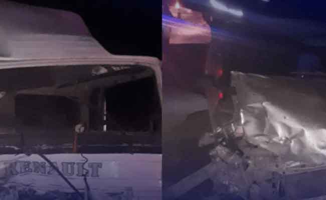 مجزرة مرورية بمنطقة “راس الريح”  بالجلفة تخلف 5 قتلى و 5 جرحى