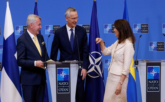 حلف الناتو يطلق عملية المصادقة على عضوية السويد وفنلندا