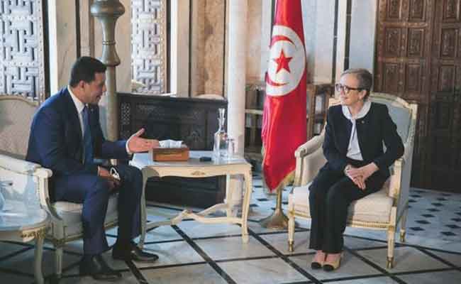 رئيسة الحكومة التونسية تستقبل وزير السياحة حمادي