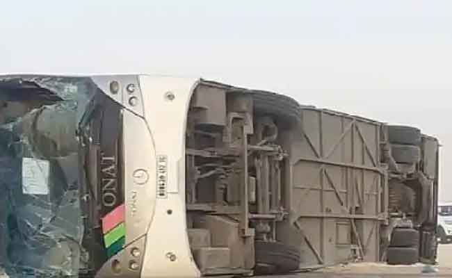 انقلاب حافلة لنقل المسافرين يخلف 18 مصابا بقالمة