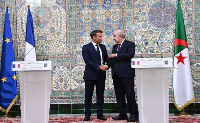اتفاق الجزائر وفرنسا على تقوية الشراكة في ظل “الاحترام والثقة وتوازن المصالح” بين الدولتين