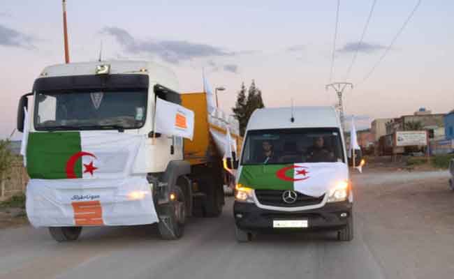 سوناطراك ترسل قافلتين تضامنيتين لضحايا حرائق الغابات