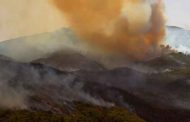 تسخير مروحيات تابعة للقوات الجوية في عمليات إخماد الحرائق في غابات جبل شنوة