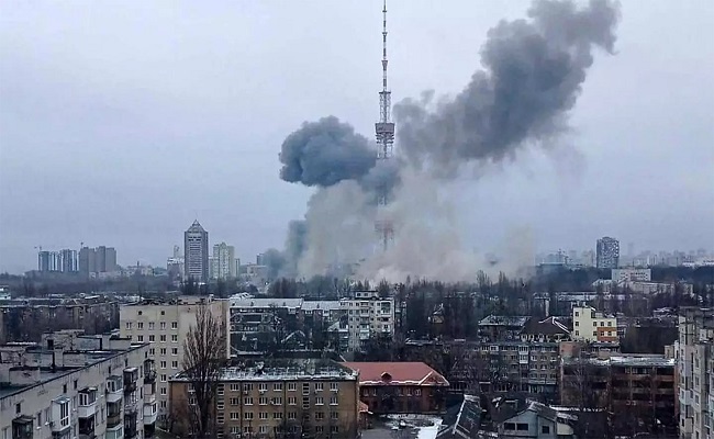 قتلى بقصف أوكراني لمقر الإدارة المحلية في دونيتسك