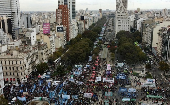 احتجاجات ضد غلاء المعيشة في الأرجنتين