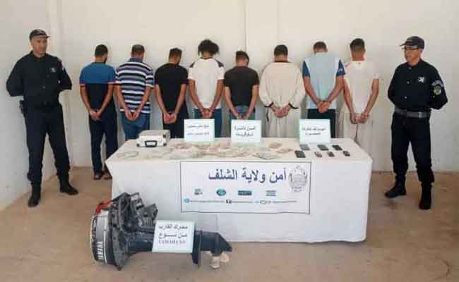 الإطاحة بـ 8 أشخاص يحترفون تنظيم الهجرة السرية بالشلف