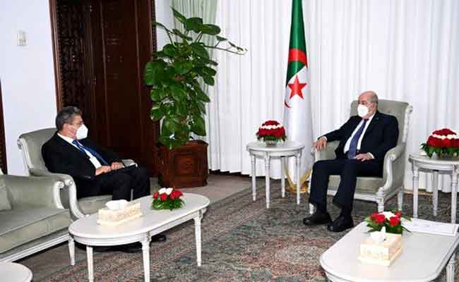 استقبال تبون للسفير النرويجي بالجزائر