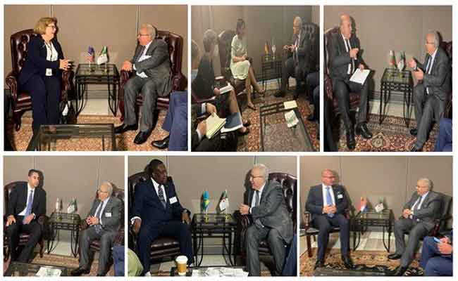 لعمامرة يجري لقاءات ثنائية مع العديد من نظرائه بالأمم المتحدة