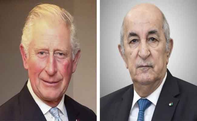 تبون يبعث برقية تهنئة إلى تشارلز الثالث لتوليه منصب ملك بريطانيا
