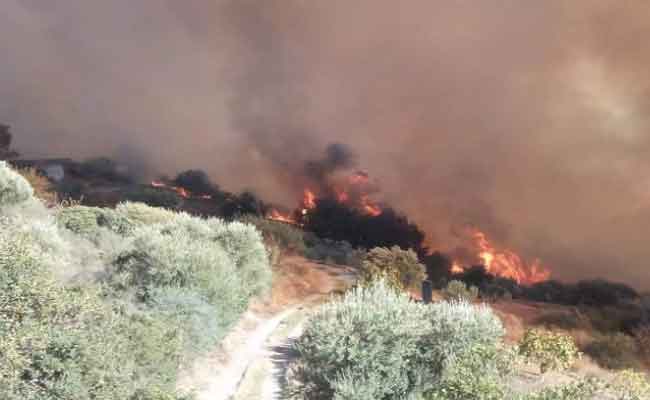 السيطرة على حريق مهول بالبويرة