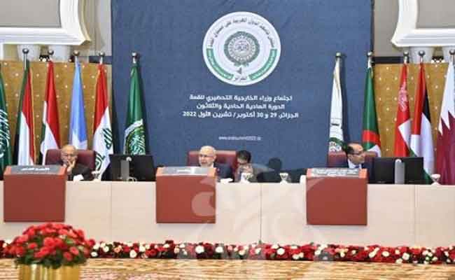 اختتام أشغال اجتماع وزراء الخارجية العرب التحضيري للقمة العربية