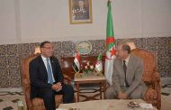 استقبال عمر بلحاج لسفير مصر بالجزائر