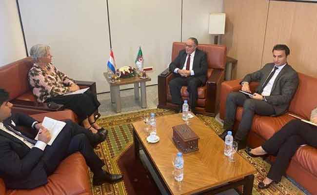 استقبال بلاني سفيرة هولندا بالجزائر