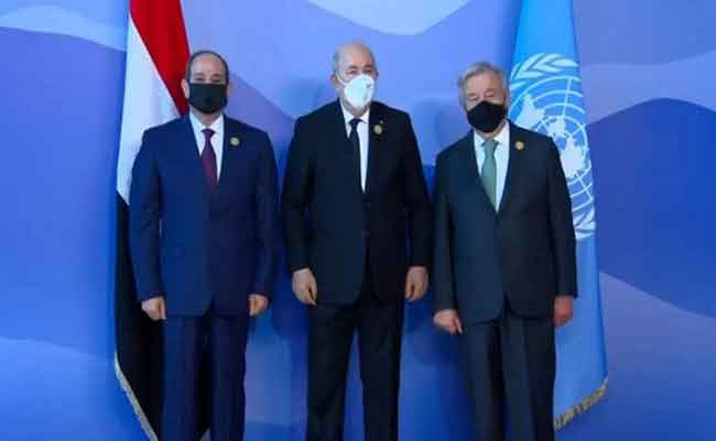 تبون يصل إلى مركز شرم الشيخ الدولي للمؤتمرات للمشاركة في كوب-27