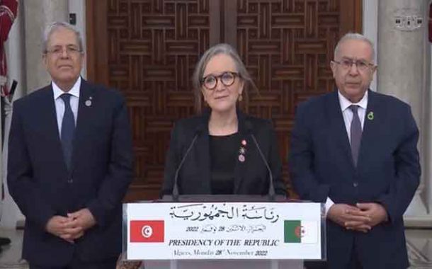 تثمين رئيسة الحكومة التونسية  وقوف الجزائر مع بلادها في 