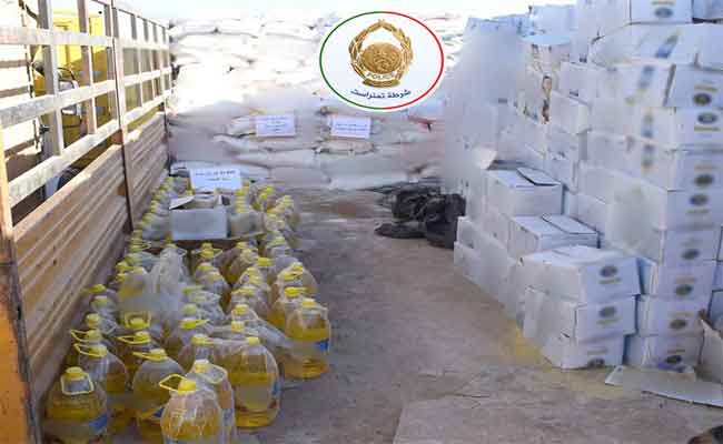 توقيف 7 أشخاص وحجز 6 شاحنات محملة بمواد غذائية موجهة للمضاربة بتمنراست
