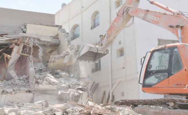 تهديم البنايات الفوضوية