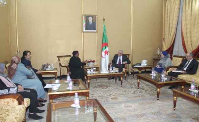 استقبال وزير العدل لرئيسة المحكمة الإفريقية لحقوق الإنسان والشعوب