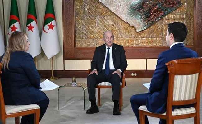 رئيس الجمهورية يؤكد أن 2023 سنة” تعزيز وتكريس ما تم تحقيقه من إنجازات”