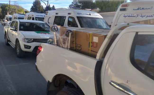 انطلاق قافلة تضامنية لفائدة سكان مناطق الظل بأم البواقي