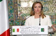 إشادة رئيسة مجلس الوزراء الإيطالي بالعلاقات الثنائية التي تجمع بين بلدها والجزائر