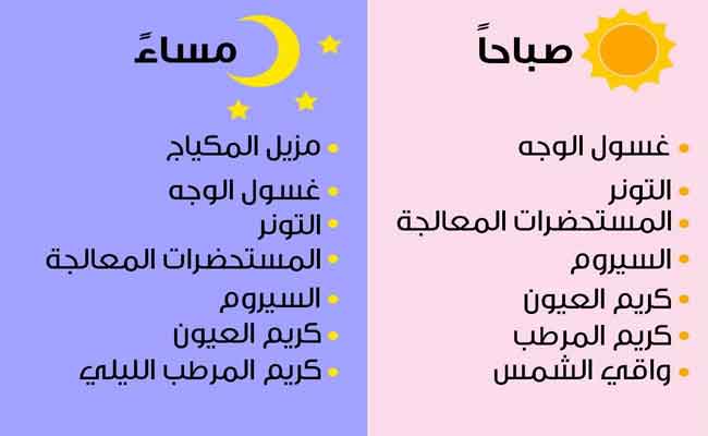 بالخطوات…اليك طريقة العناية بالبشرة قبل النوم