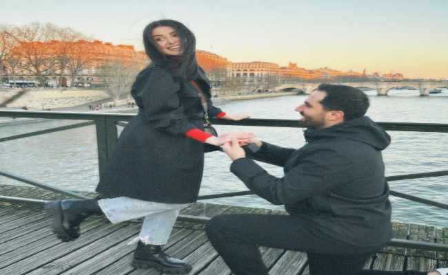 شاب لبناني يخطف قلب ماريتا الحلاني وباريس تشهد”قلت نعم لحب حياتي”…