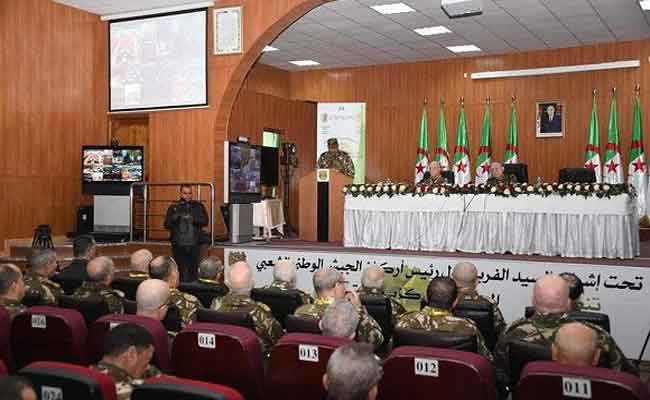 إشراف شنقريحة على مراسم افتتاح أشغال الاجتماع السنوي لإطارات العتاد