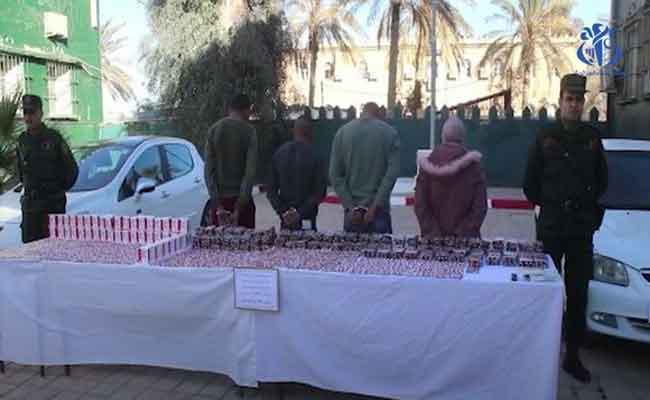 الإطاحة بعصابة إجرامية وحجز أكثر من 20.000 كبسولة من المؤثرات العقلية بتوقرت