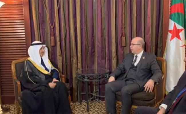 استقبال بن عبد الرحمان لرئيس مجموعة البنك الإسلامي للتنمية بأديس أبابا