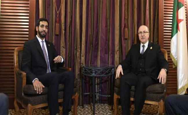 استقبال بن عبد الرحمان لعضو مجلس الوزراء لدولة الإمارات