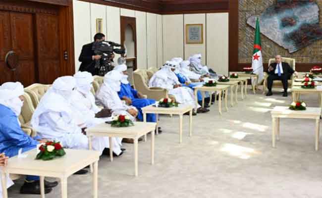 استقبال رئيس الجمهورية لرؤساء وممثلي الحركات السياسية في مالي