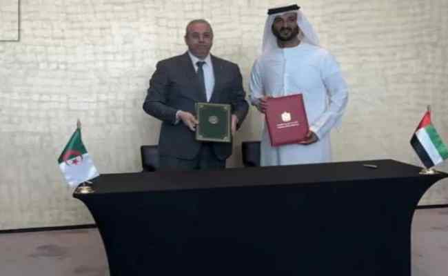 توقيع 5 اتفاقيات تعاون بين الجزائر والإمارات