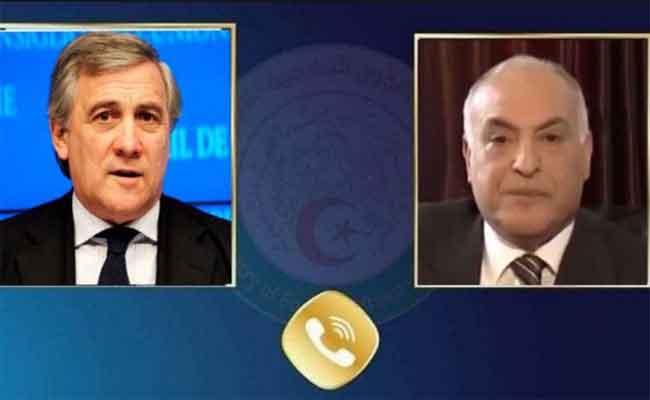 عطاف يتحادث هاتفيا مع نظيره الإيطالي