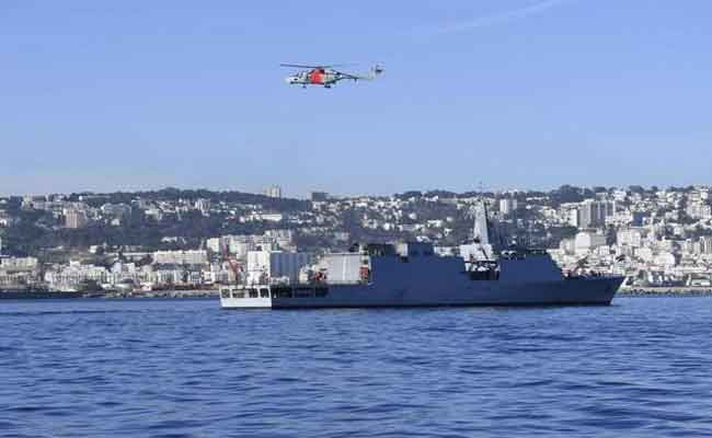 تمرين مشترك في البحر بين القوات البحرية الجزائرية ونظيرتها الهندية