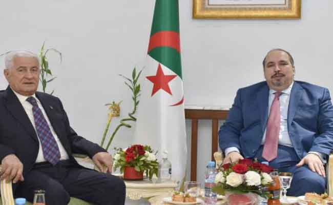 استقبال بعجي لوفد من حركة فتح الفلسطينية