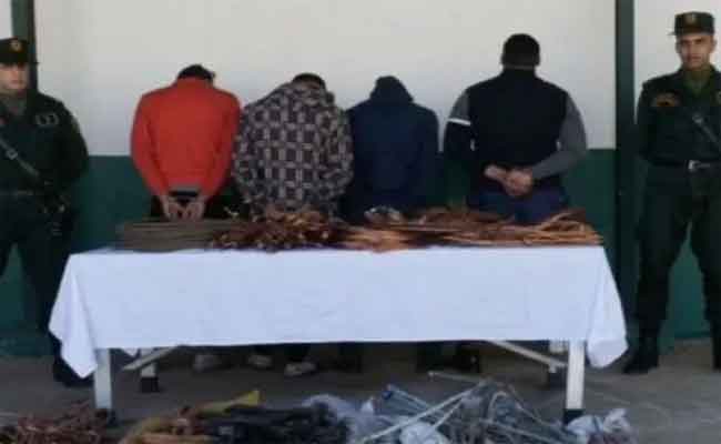 الإطاحة بعصابة إجرامية سرقت أزيد من 21 قنطار نحاس من مجمع توسيالي بوهران