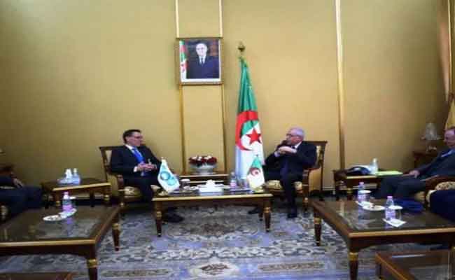 استقبال وزير العدل لرئيس الإتحاد الدولي للمحضرين القضائيين