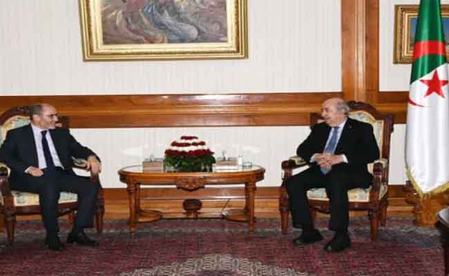 استقبال رئيس الجمهورية لرئيس حركة حمس