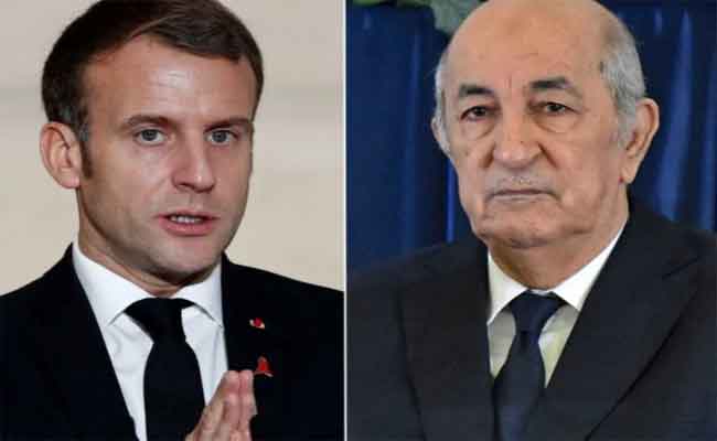 تبون يجري محادثات هاتفية مع نظيره الفرنسي لطي صفحة الأزمة الدبلوماسية