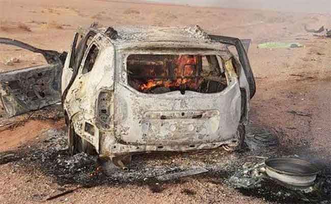 تفحم مساعد سائق في حريق شاحنة بتيميمون