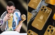 ميسي يمنح زملاءه في منتخب الأرجنتين 35 هاتف آيفون ذهبيا...