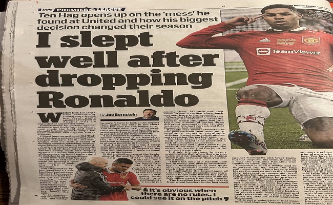 بيرس مورغان يسخر من تين هاغ بسبب تصريحاته ضد رونالدو…